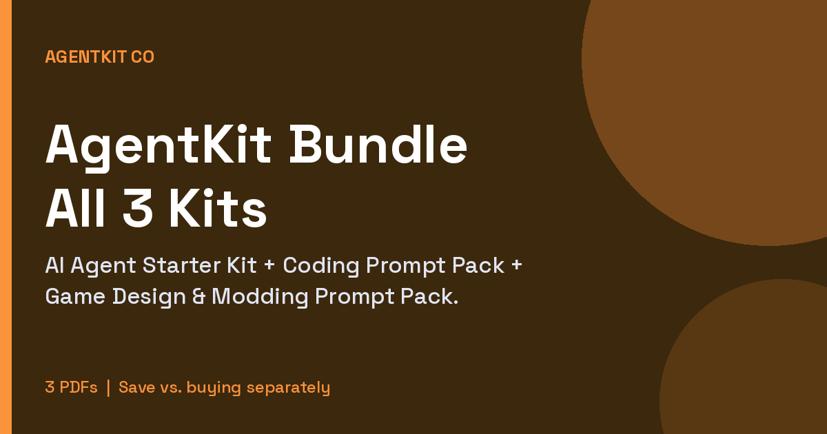 AgentKit Bundle: All Three Kits cover